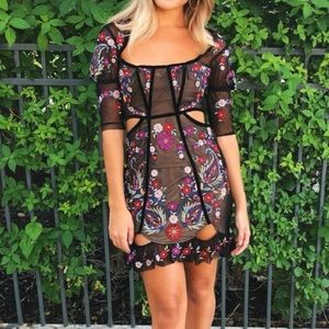 For Love and Lemons Ester Mini Dress
